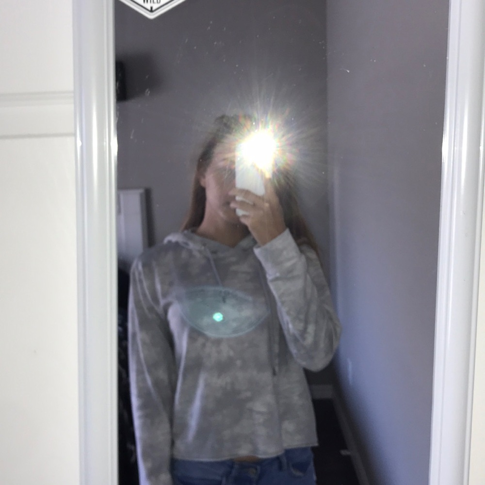 Cropped Forever 21 hoodie